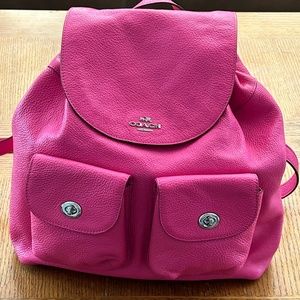 COACH Pink Backpack